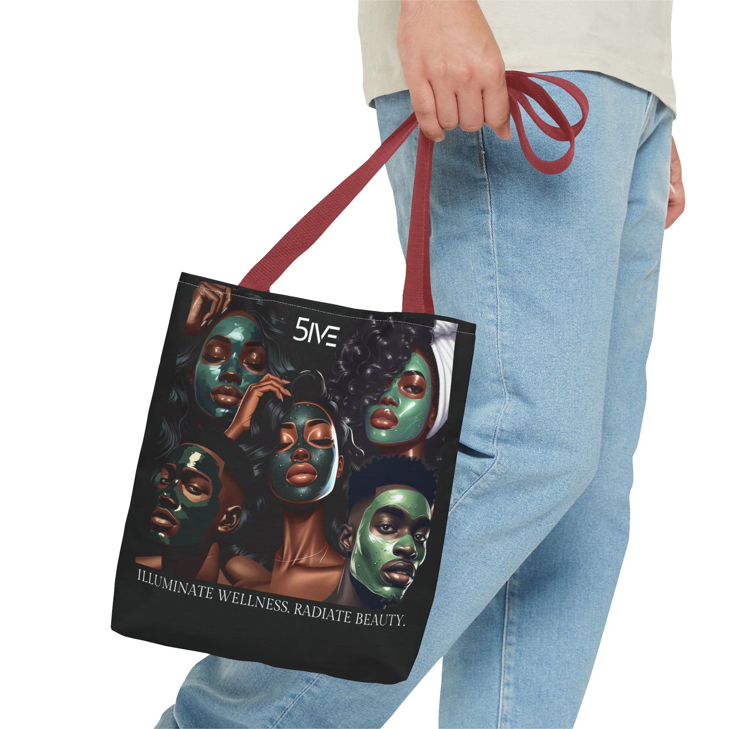 5ive Tote Bag (AOP)